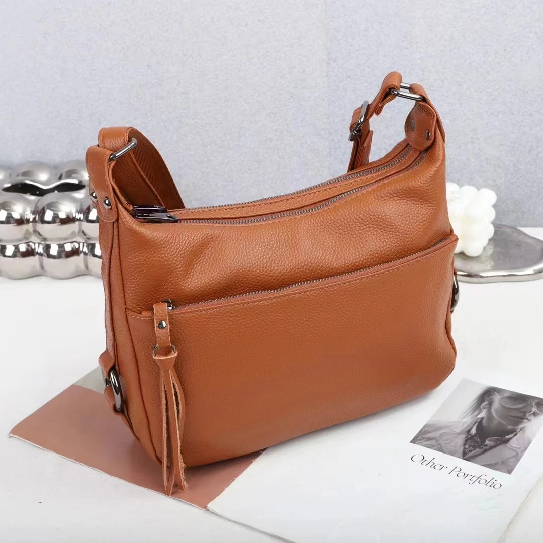 Genuine Leather Bag Small Women\'s Luxury Handbags Fashion Crossbody Bags For Women Shoulder Bag Ladies Tote Purse Wallet