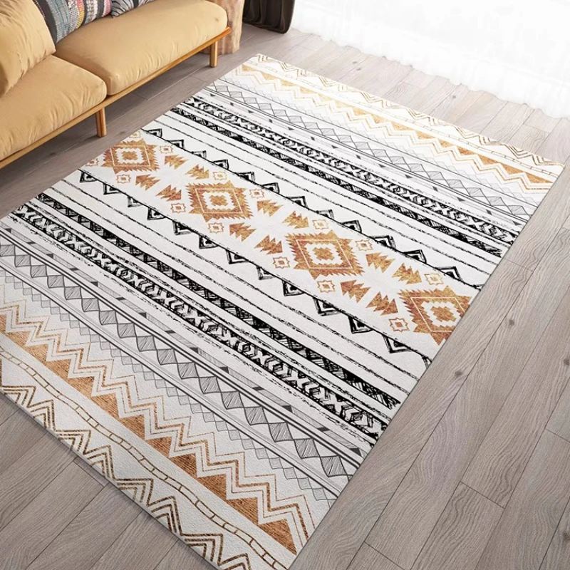 Nordic Moroccan Carpets Ins Ethnic Style Bedroom Carpet Light Luxury Living Room Rug Simplicity Sofa Coffee Table Non-slip Rugs