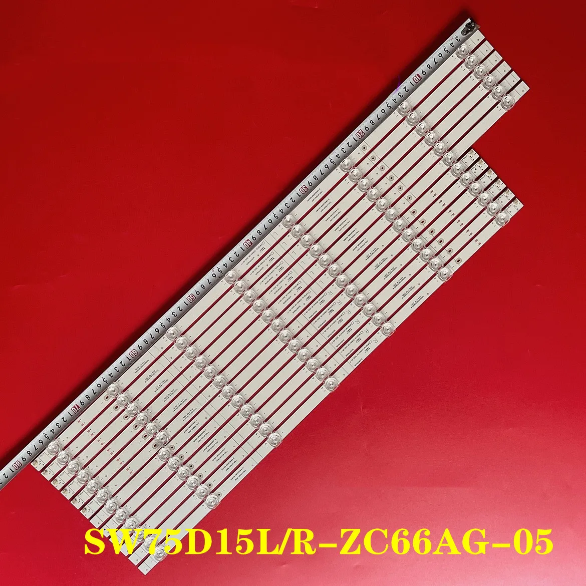 LED Backlight strip 7/8 lamp For 75G51 75G22 75P50 75A7 SW75D15L-ZC66AG-05 SW75D15R 303SW750036 77S5-S75000