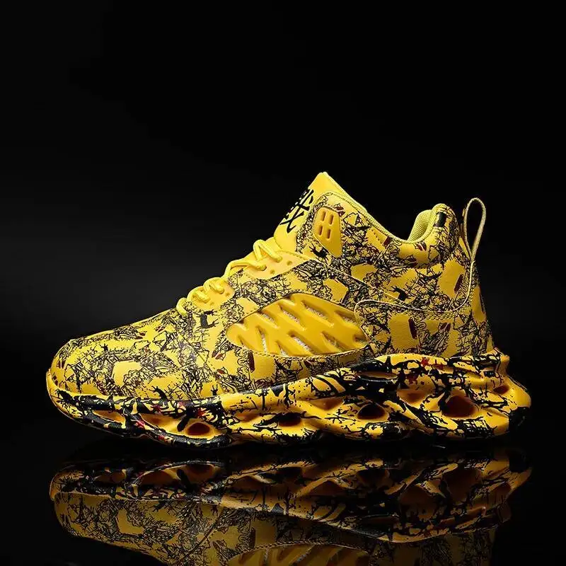 

2022, мужские повседневные кроссовки, модные удобные сетчатые дышащие спортивные эластичные теннисные нескользящие вулканизированные мужские туфли