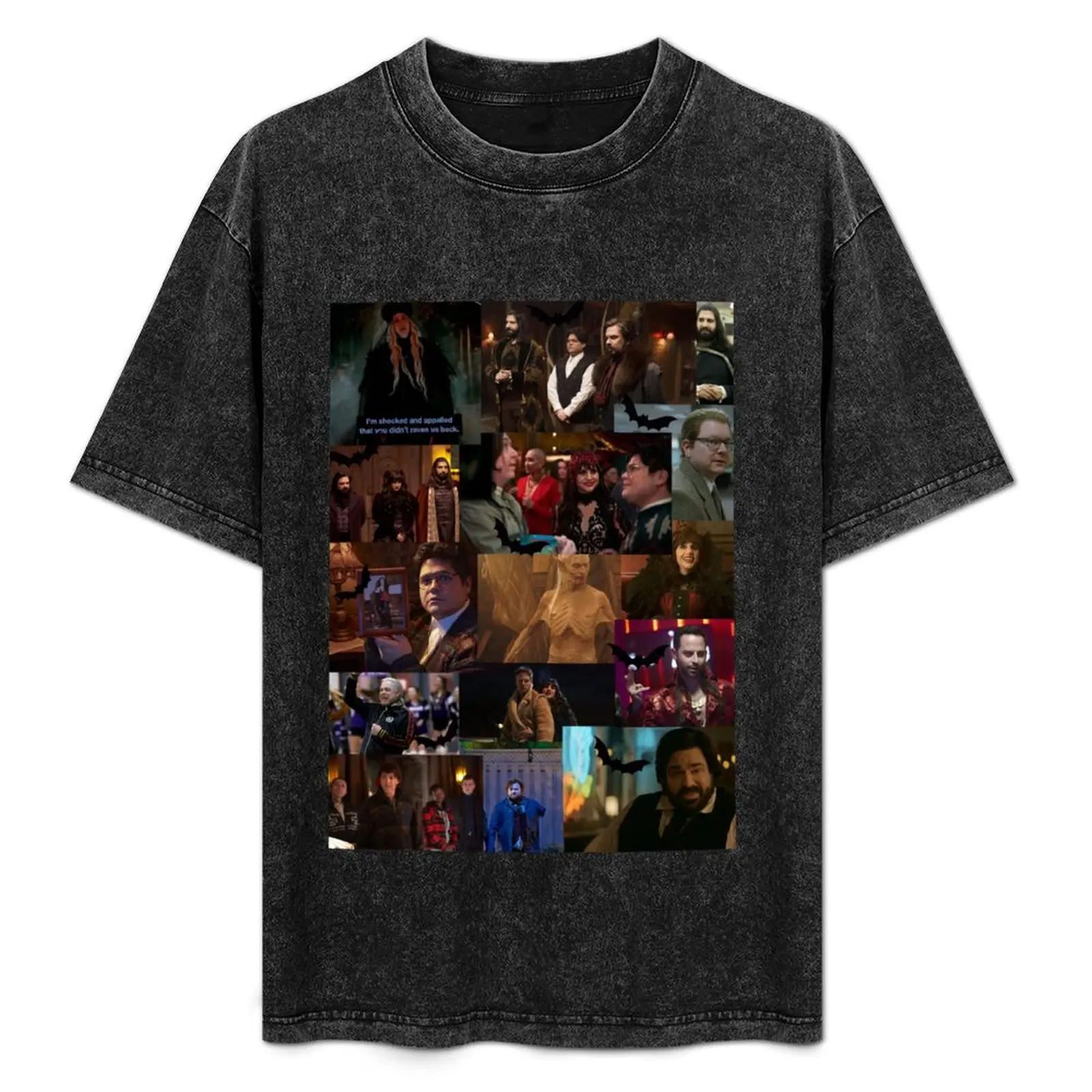 What We Do In The Shadows Collage T-Shirt Fitness Quick Dry Short Sleeve Top