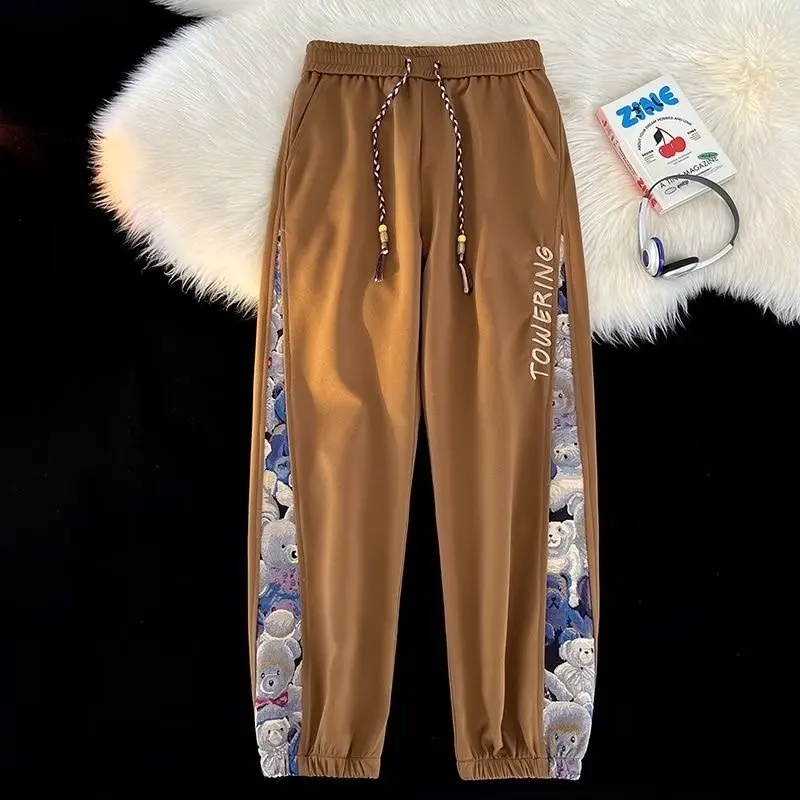 Frühling Herbst Mode männliche Baggy Hose Streetwear Mode Baumwolle y2k taktische Hose Baumwolle läuft lange Basketball Jogging hose