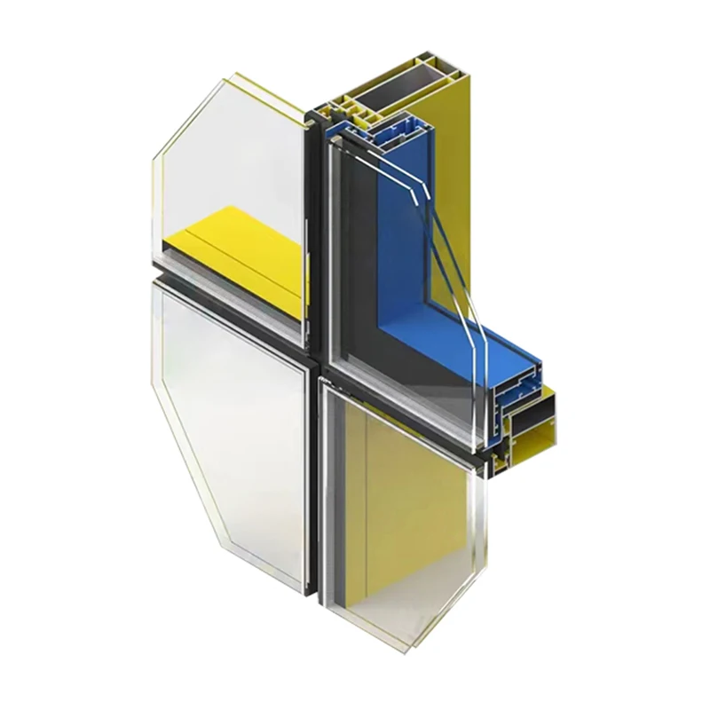 التخصيص حار بيع المهنية انخفاض سعر الألومنيوم البثق الستار الجدار الملف الشخصي #3