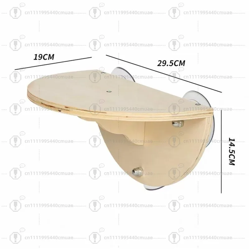 Solid wood cat hammock  nest pet t hanging bed hanging suction cup space capsule DIY balcony window, transparent cat rack