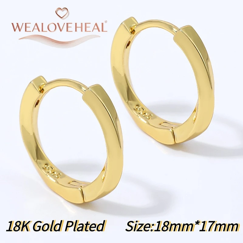 ohrringe, ohrringe damen, Klassische Prinzessinnen-Schliff CZ Huggie Creolen für Damen, 18K vergoldetes Messing, hohl, schlicht, elegant, vielseitiger Schmuck – Detail 36
