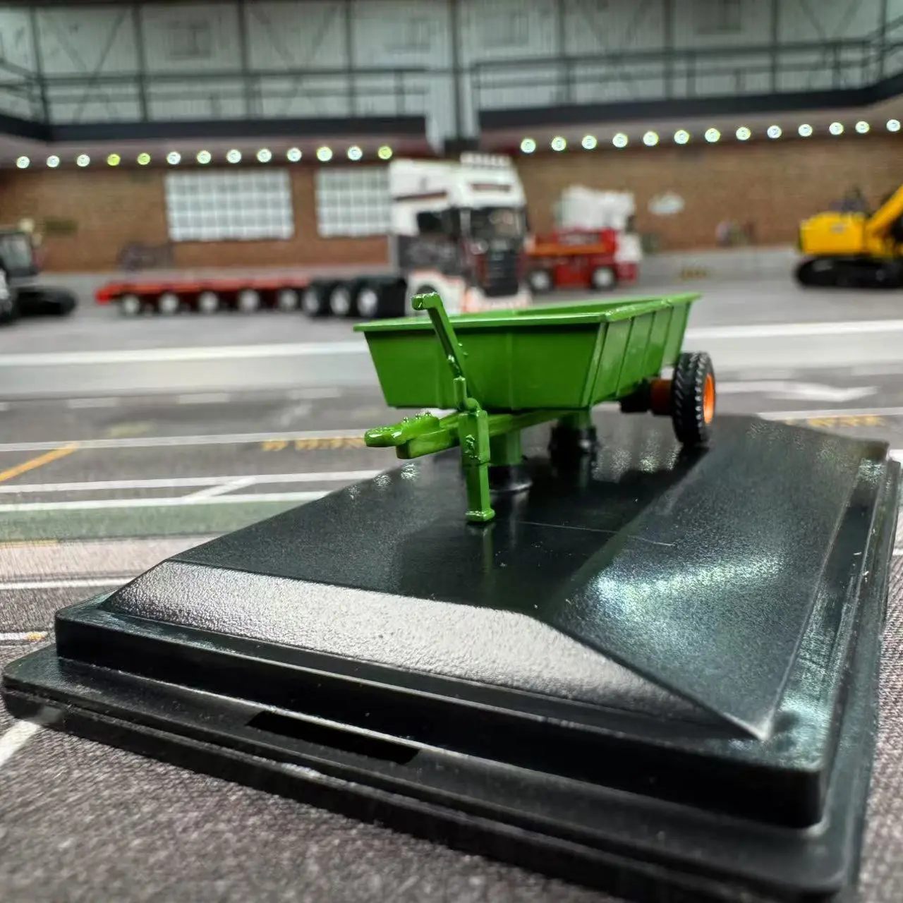 دييكاست أكسفورد 1:76 مقياس مزرعة مقطورة الطراز القديم فريد سبيكة سيارة نموذج تحصيل لعبة هدية تذكارية عرض حلية