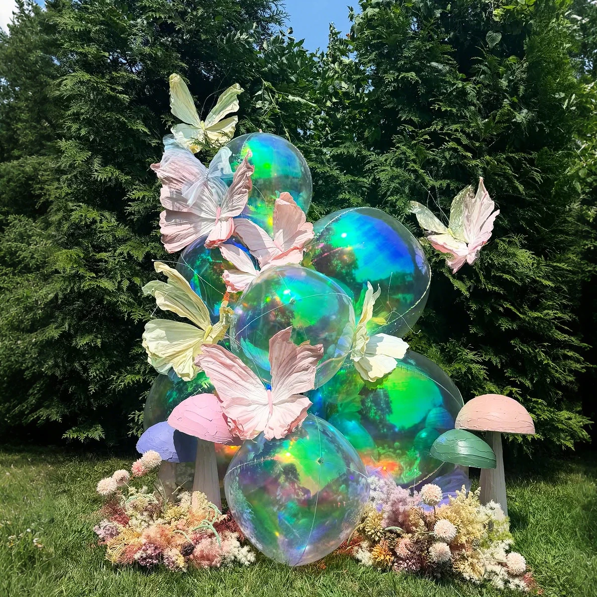 Colorful 4D Balloon Set 22 inch/32 inch Colorful Full range Aluminum Film Balloon Wedding Shower Birthday Party Decoration