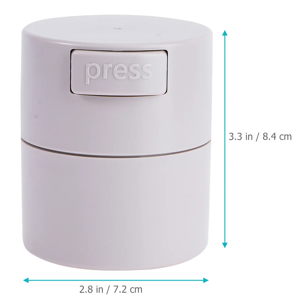 2Pcs Eyelash Storage Jar Professional Sealed Lash Container Lightweight Organizer Eyelash Extension Supplies Moisture Resistant