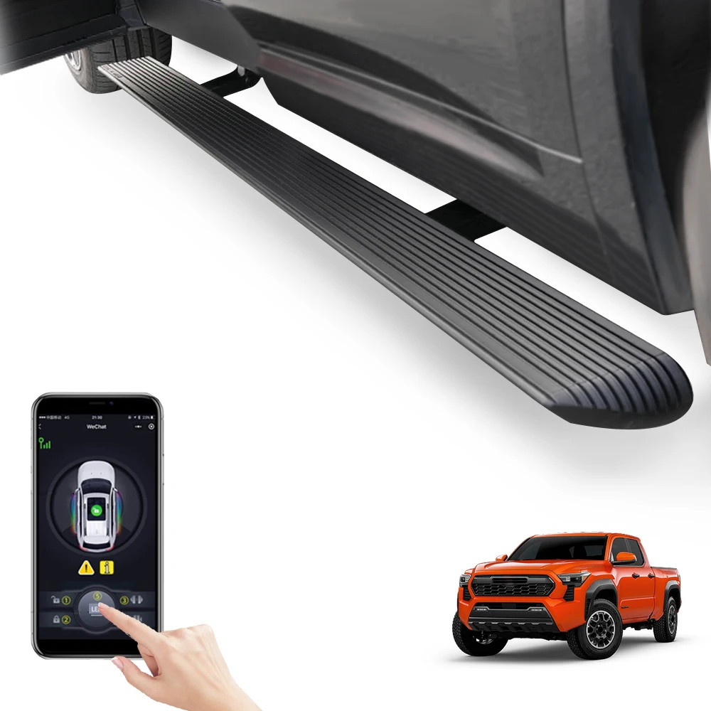 

Auto Retractable Running Boards for 2022-2025 Toyota Tacoma, Electric Side Steps with LED Lights, Aluminum Alloy Truck Steps