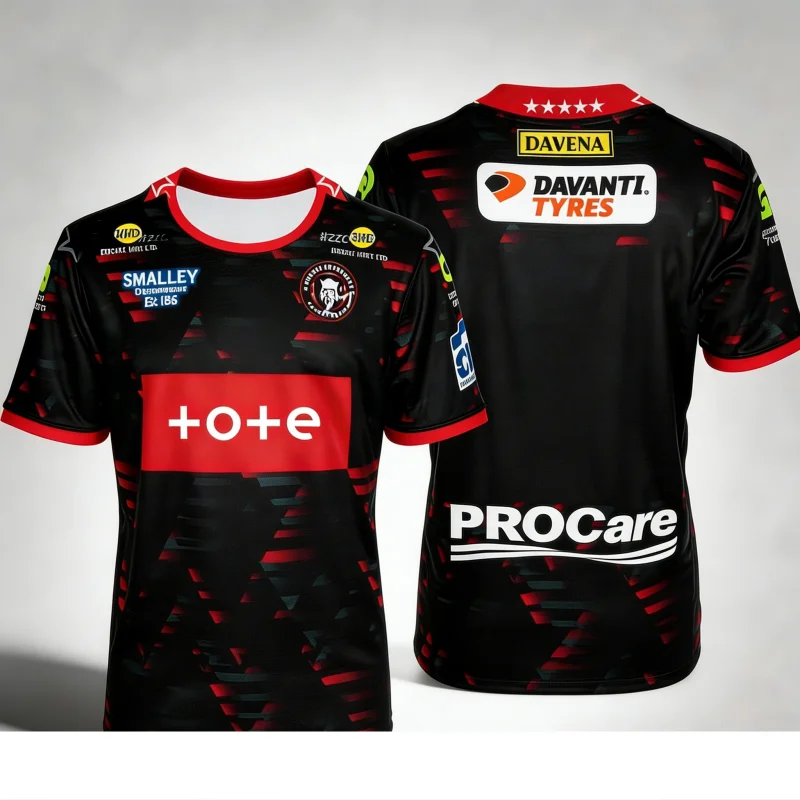Nueva Camiseta de Verano Popular 2026 de los Wigan Cool Warriors, Réplica de la Camiseta de Visitante para Hombre y Mujer, Ropa de Playa