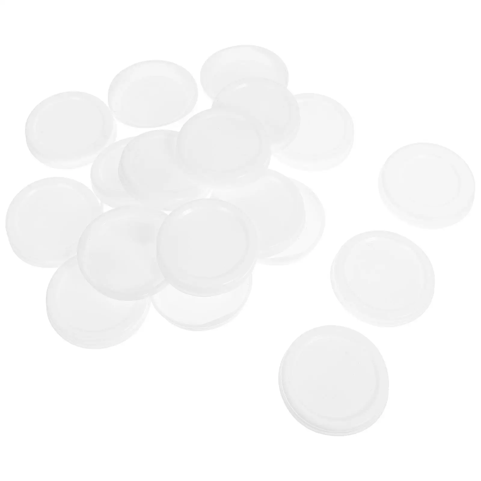 20 Uds tapa de extremo de plástico tapones de tubo de cartel pequeños redondos blancos tubos de correo de papel Kraft protegen la instalación fácil y resistente