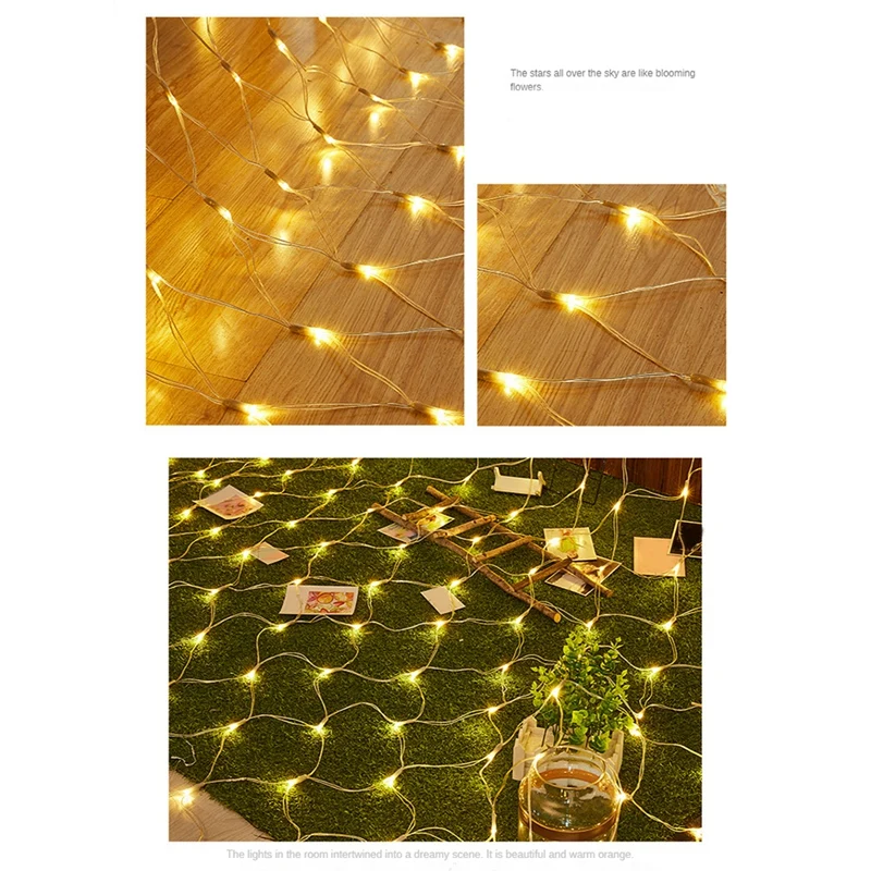 ไฟราว LED รูปดาวสำหรับเชือกสวยงามกลางแจ้งใช้ในวันหยุดห้องนอนบ้านงานปาร์ตี้คริสมาสต์ปลั๊กไฟแบบยุโรปตกข่ายสำหรับตกปลา