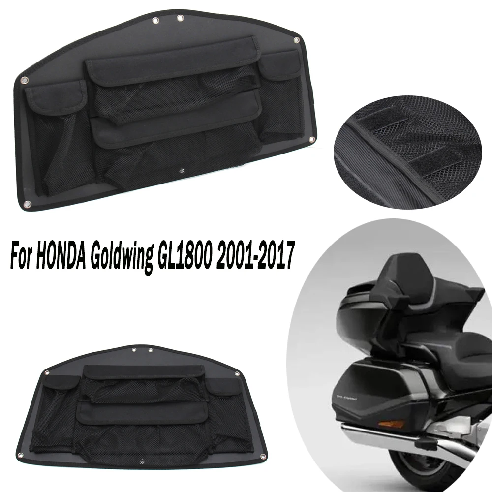 Motorcycle Trunk Lid Organizer Bag Tool Bags Case for HONDA GOLD WING GL1800 Goldwing GL 1800 2001-2017