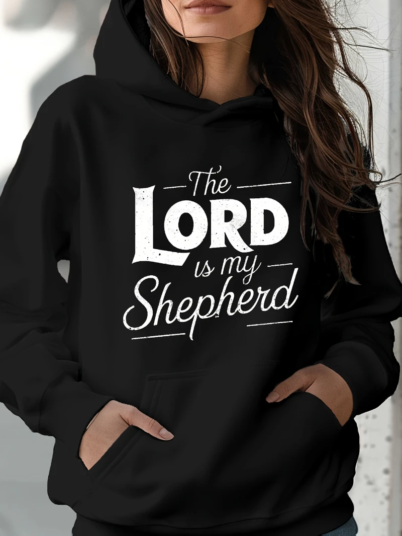 

2023 Осенне-зимняя уютная женская толстовка Psalm 91_2 Lord Shepherd в стиле элитной роскоши для мужчин и женщин, топ Y2k