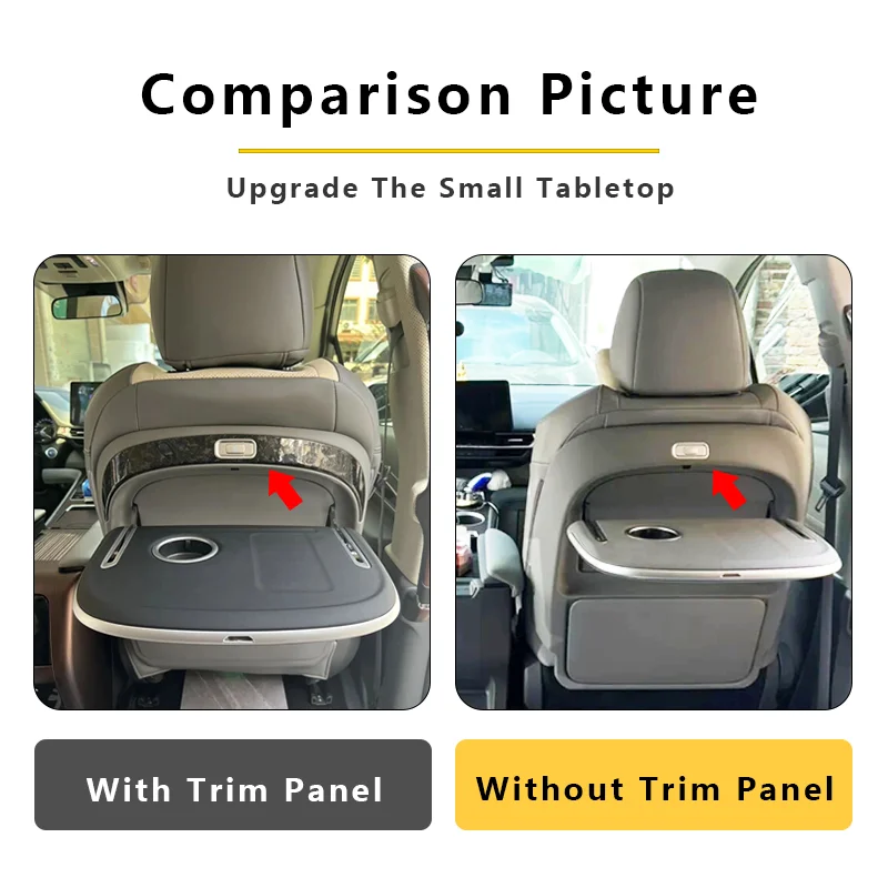 

For Toyota Sienna Granvia Interior Upgrade The Small Tabletop Electric / Manual Adjustment Decoration Modification Accessories