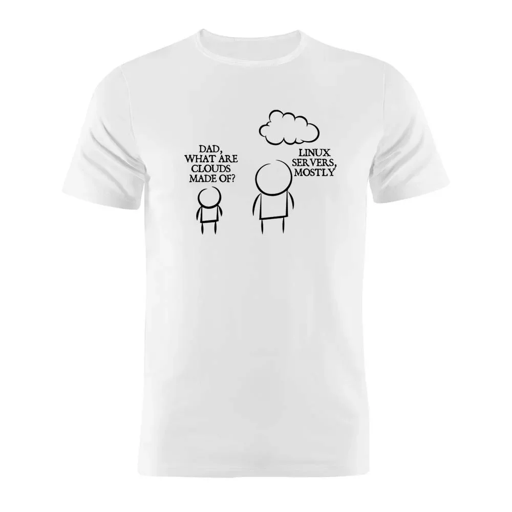 2024 לינוקס ענן מפתח מתכנת מתכנת בדיחה אמנות מתנה טי 100% כותנה יוניסקס חולצה t חולצת וינטג t חולצת טריקו