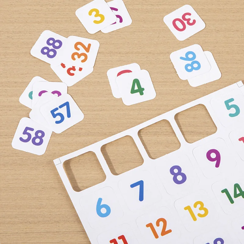 Cadre de calcul en bois, support arithmétique à dix niveaux, opération d'addition et de soustraction pour enfants, jouets mathématiques, jouets éducatifs Montessori
