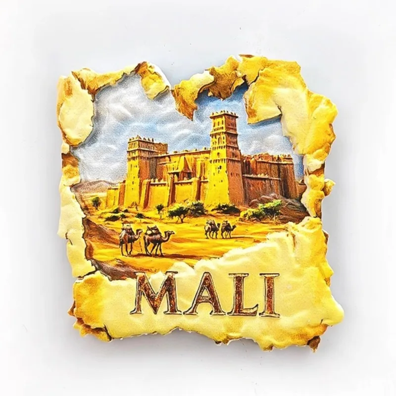 Aimants de réfrigérateur La république du Mali, Souvenirs de voyage en Afrique, cadeaux d'anniversaire, décoration de la maison