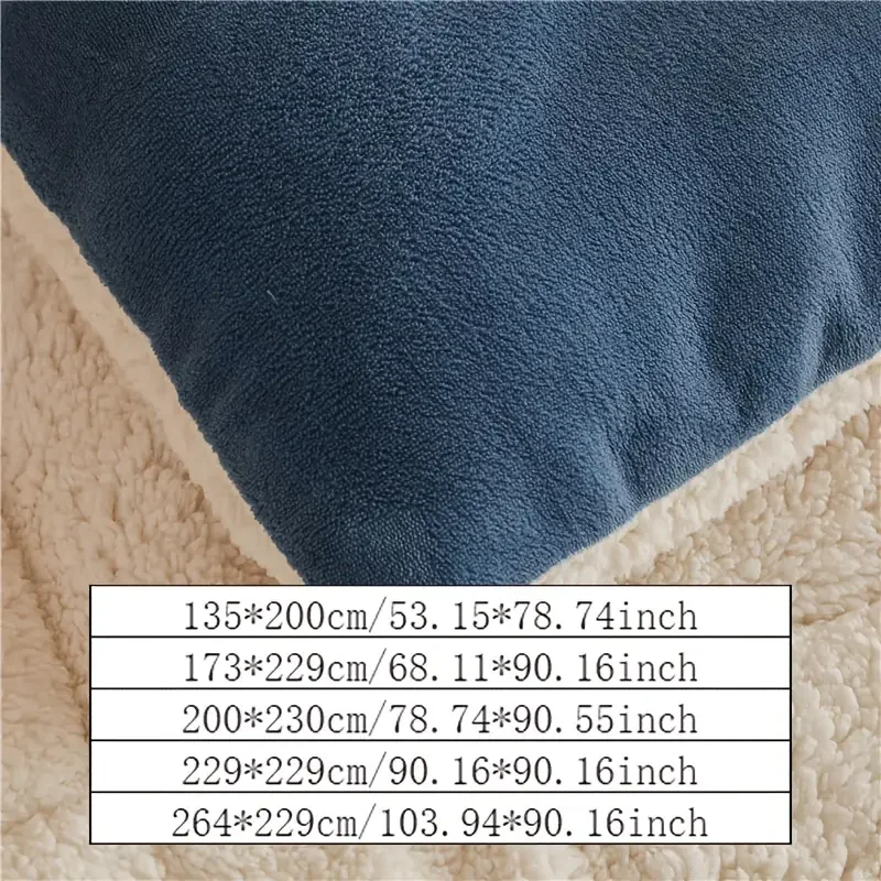 لحاف دافئ من الصوف الفانيلا الفاخر لخريف وشتاء، لحاف مريح ناعم وصديق للبشرة، مقاسات كاملة (كوين/كينج)