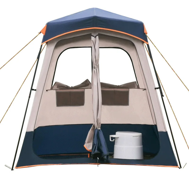 

Outdoor Folding Shower Tent Camping Bathing Portable Toilet Tent Single Wilderness Changing Dressing Oxford Cloth Folding Tents