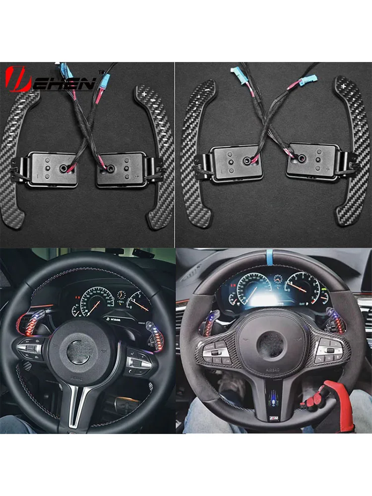 

For BMW G87 G80 G82 G20 G21 G28 G22 G31 G38 F90 M5 F40 F96 X6M G05 G07 F44 F91 M8 LED Supra A90 Magnetic Shift Paddles