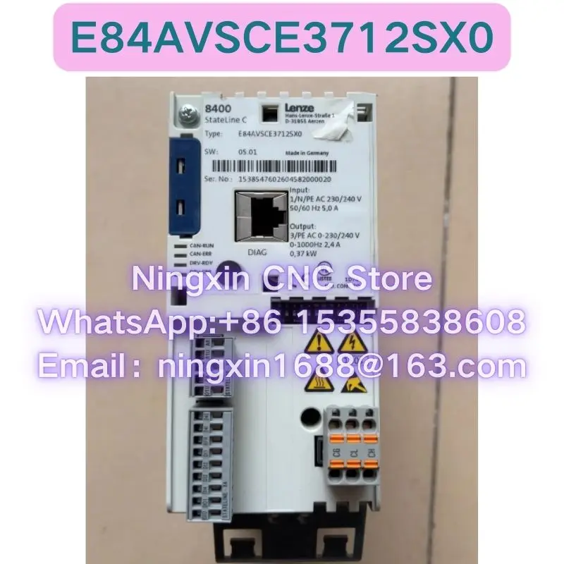 

Б/у инвертор E84AVSCE3712SX0, функциональный тест пройден, быстрая доставка.