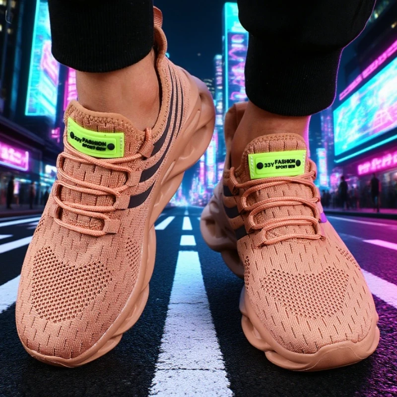 Unisex Männer Mesh Atmungsaktive Laufschuhe Frauen Casual Turnschuhe 2025, Neue Mode Outdoor Leichte Komfortable Athletische Laufschuhe