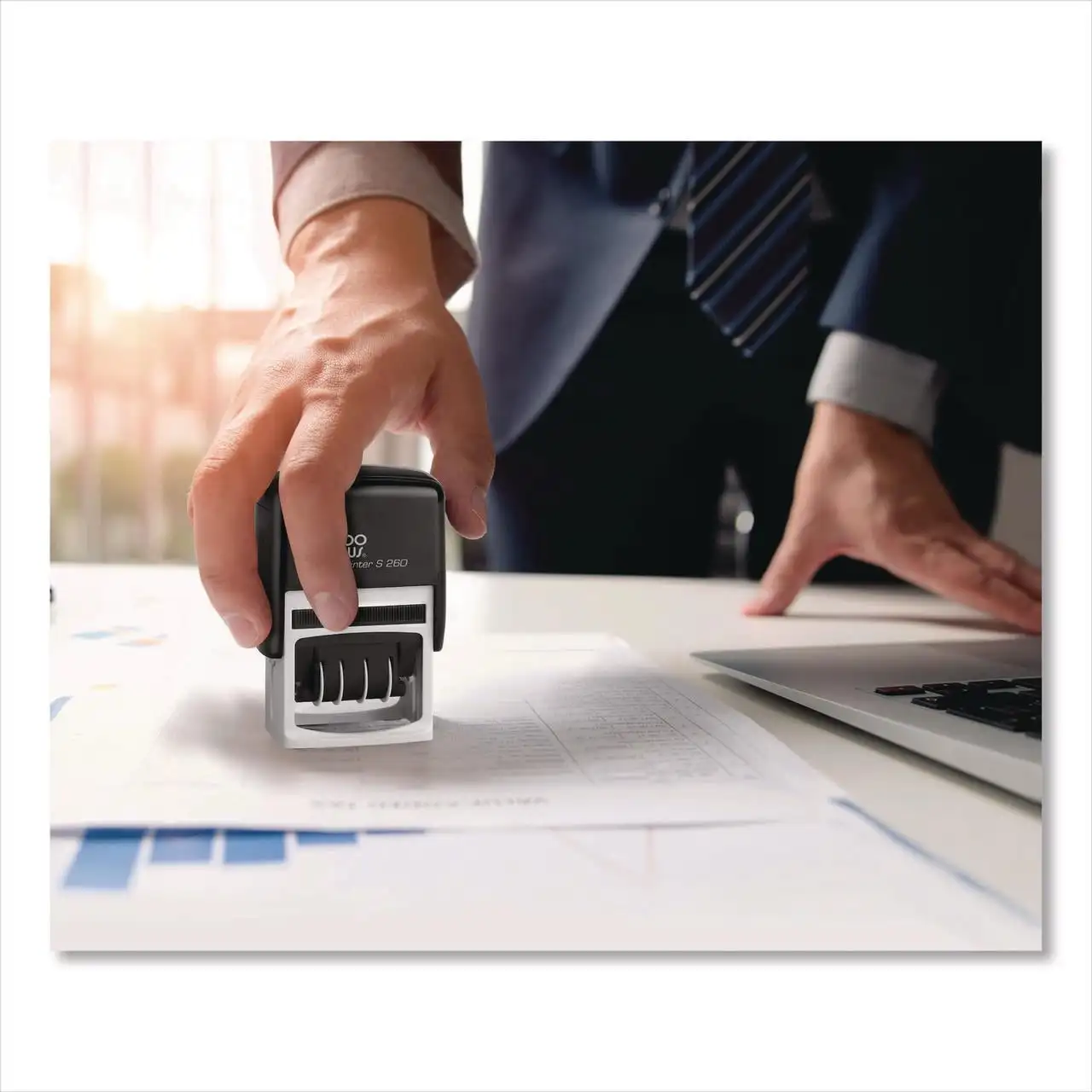 COSCO, COS 032962 , Tinta de recarga de almofada de carimbo auto-tinta, 1 cada