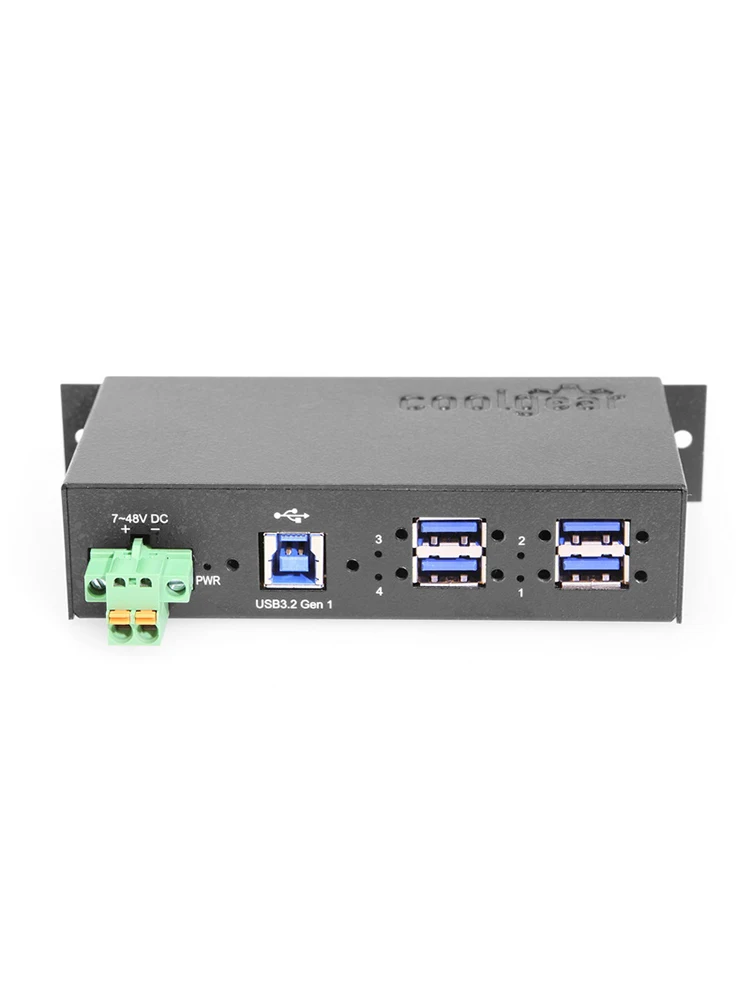 4-Port USB3.2 Gen1 Industrial Hub 15KV ESD Overvoltage Protection