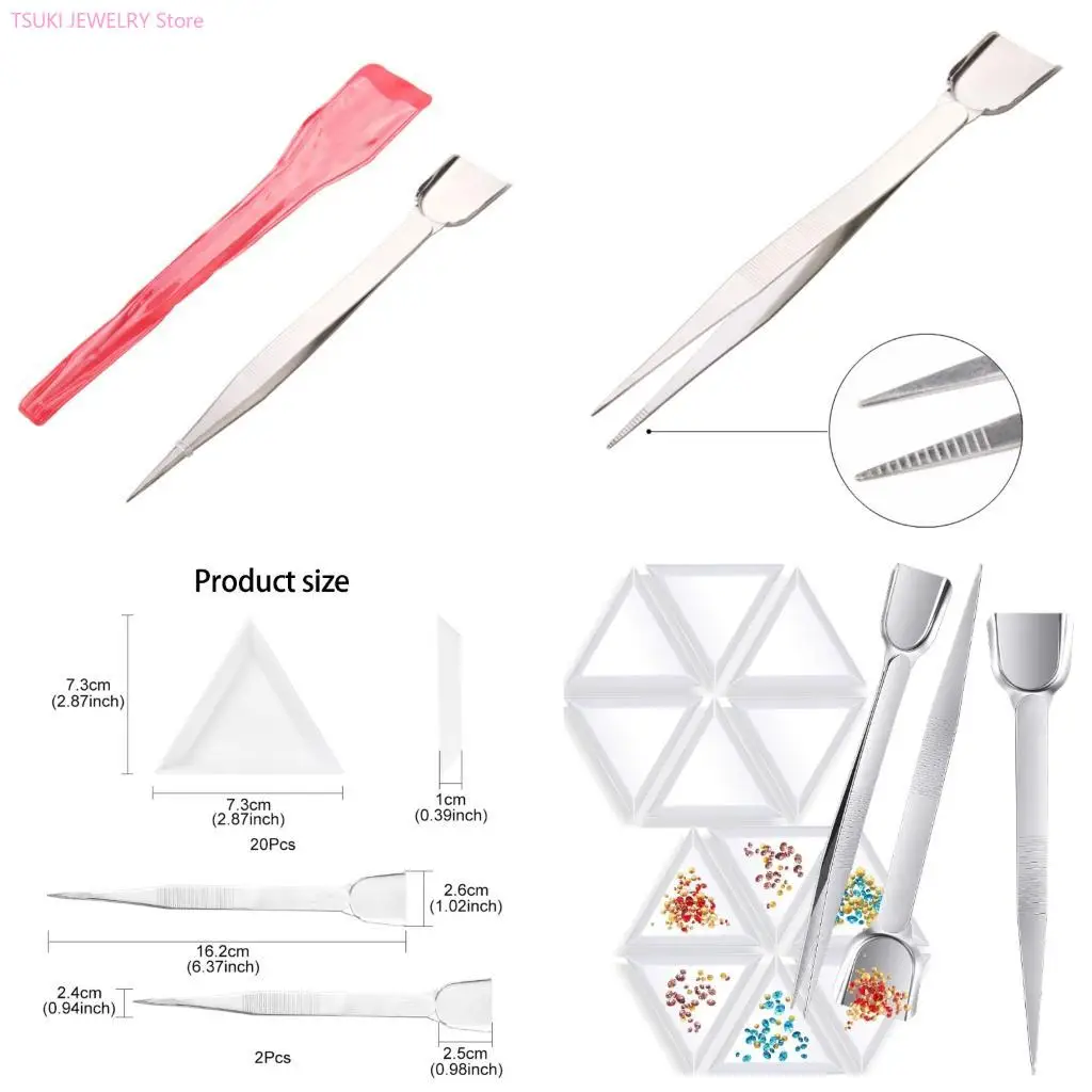 62KE 12 Pieces Professional Jewelry Making Equipment For Detailed Work