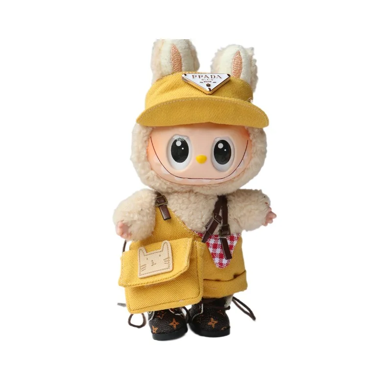 حقيبة Labubu Messenger الجديدة الأكثر مبيعًا إكسسوارات الدمية حقيبة بسيطة ومتعددة الاستخدامات بلون سادة متعددة الألوان اختيارية