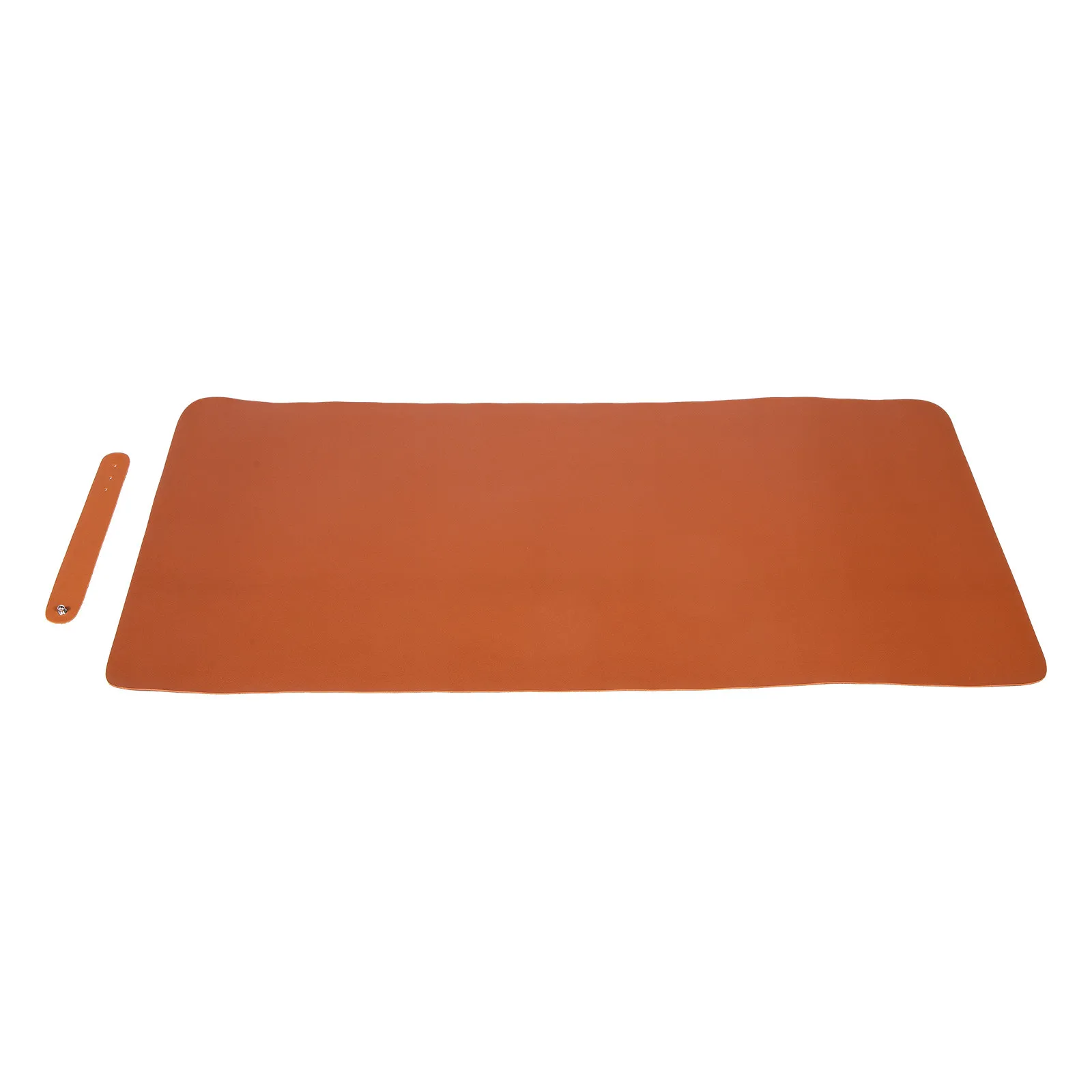 Office Mouse Pad Large Desk Mat PU Surface Portable Lightweight Anti-Skid Base Stitched Edges for Home Office Writing