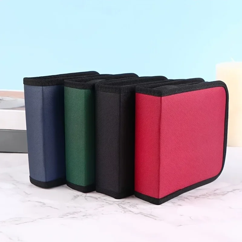 Zipper Discs Storage Case, Holds 40 CDs/DVDs, Portable Discs Case Holder, Home & Travel Use - Keep Your Discs Organized!