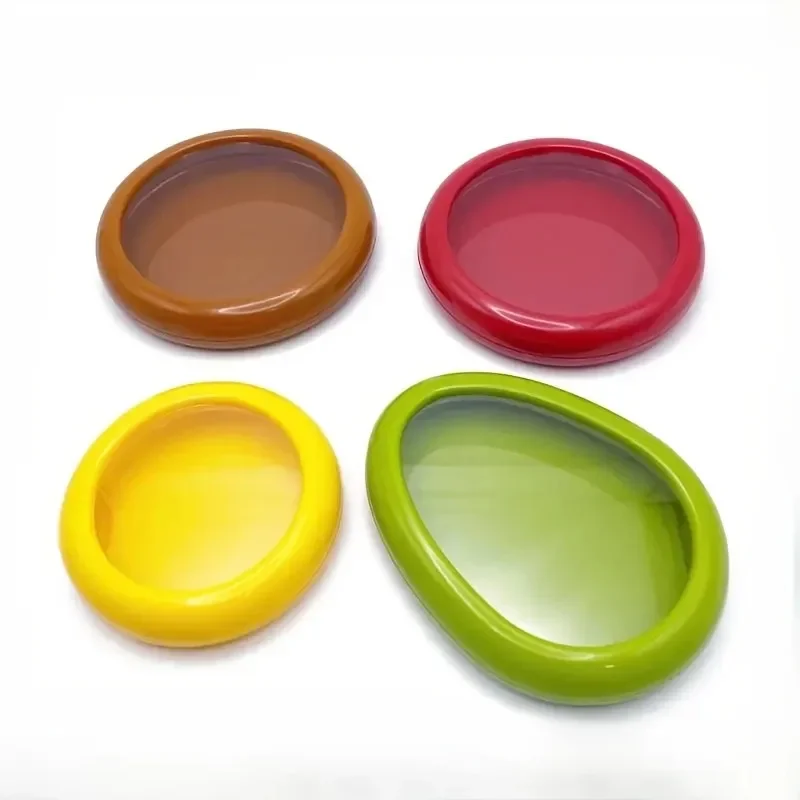 

1pc/4pcs Reusable Food Freshness Preservation Pods with Stretchable TPU Lids - Food Storage Containers Fruit & Vegetable -