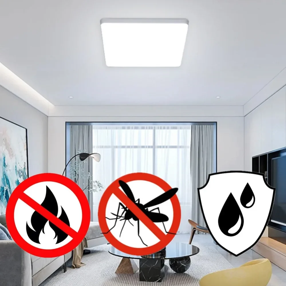 LED Ceiling Light Modern Square shape Ultra-thin Light Fixture Bedroom Living Room 18W 24W 36W 48W Indoor Home Decoration Light