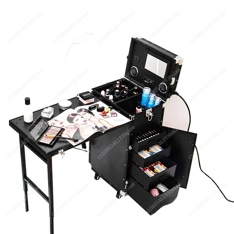 Portable Makeup Foldable Nail Manicure Table   Multifunction