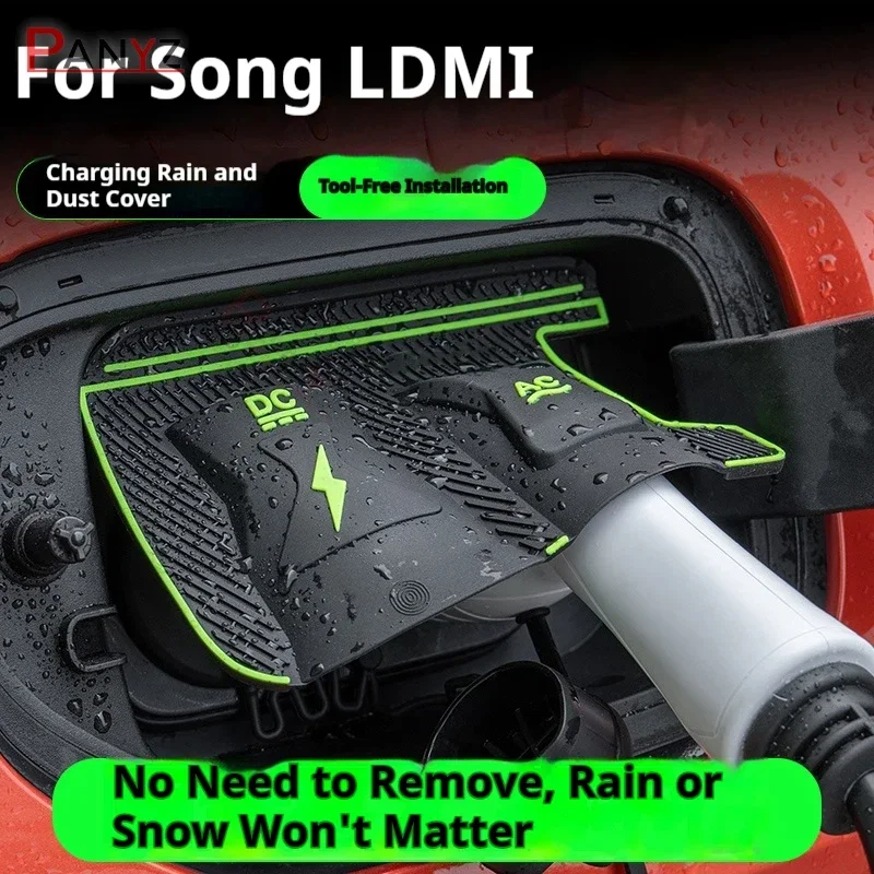 For BYD Destroyer 05DMI 120km Song L DMI EV Dedicated New Energy Car Charging Port Waterproof Protector Cover Gun Rain Cover