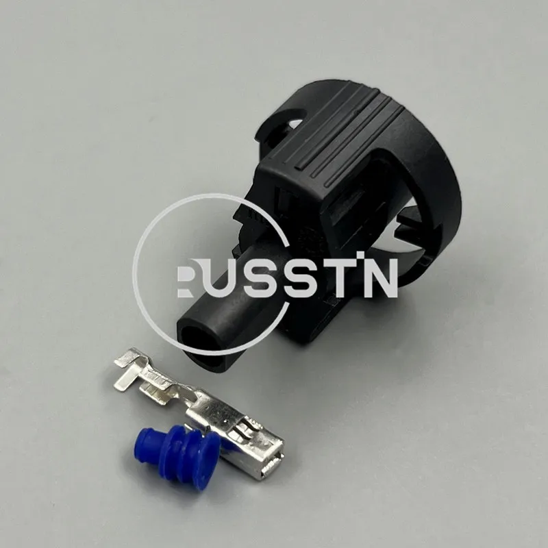 1 Set 1 Pin Car Sealed Connector AC Assembly Automotive Plastic Housing Plug Wiring Terminal Waterproof Socket