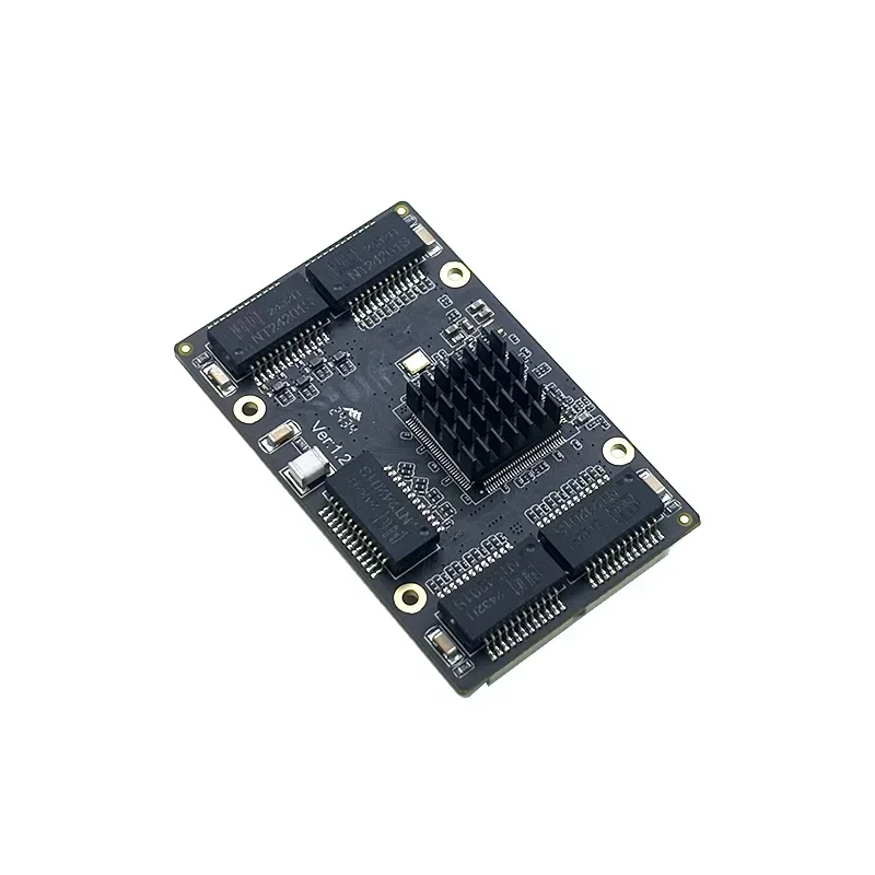 Mini 5port 10/100/1000M industrial ethernet switch module 9v-48v can pss certification all CCC CE FCC