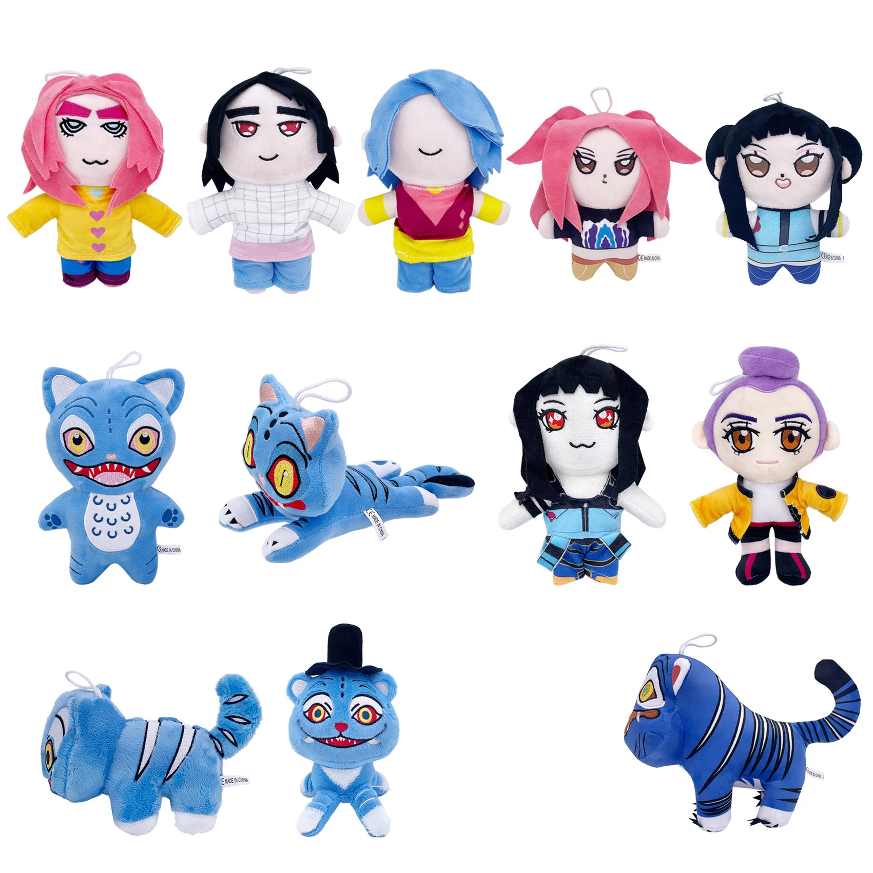

New Anime Kpop Demons Hunters Plush Rumi Mira Zoey Figure Monster Hunt Girl Group Plush Doll Toy Fans Gift Party Desk Decoration