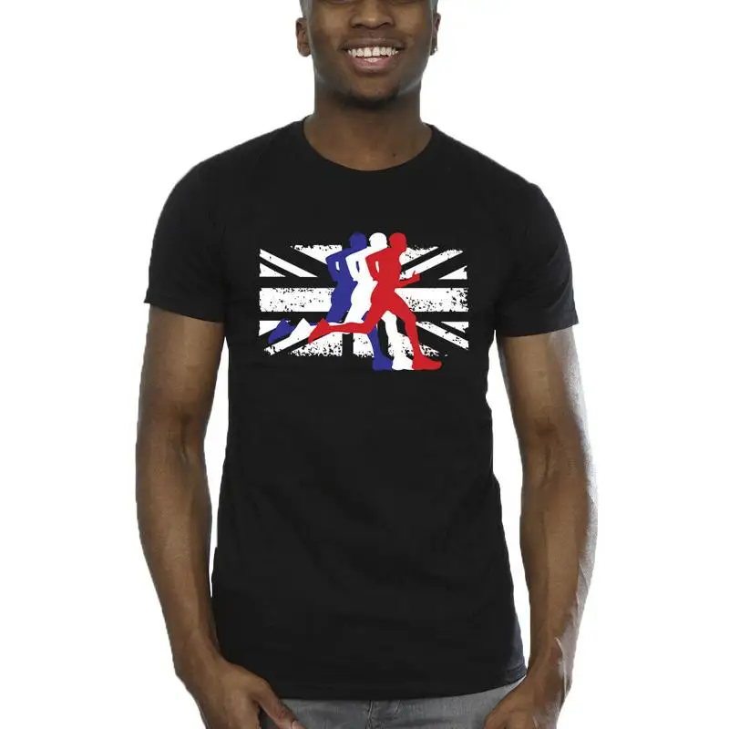 تي شيرت الجري للرجال من Absolute Cult Union Jack #1