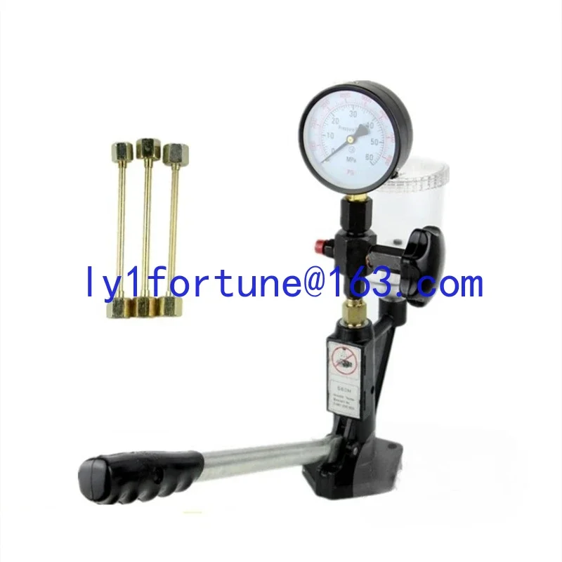 Injector Test Equipment Injector Nozzle Calibrator Nozzle Tester S60H Pressure Gauge Oil Cup