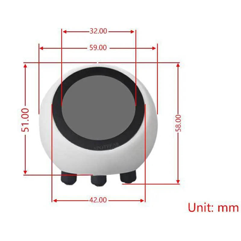 FFYY-Xiaozhi AI Voice Chat Robot Deepseek ESP32-S3 N16R8 Development Board Wifi BT BLE5 1.28" LCD Display For ESP Home Assistant