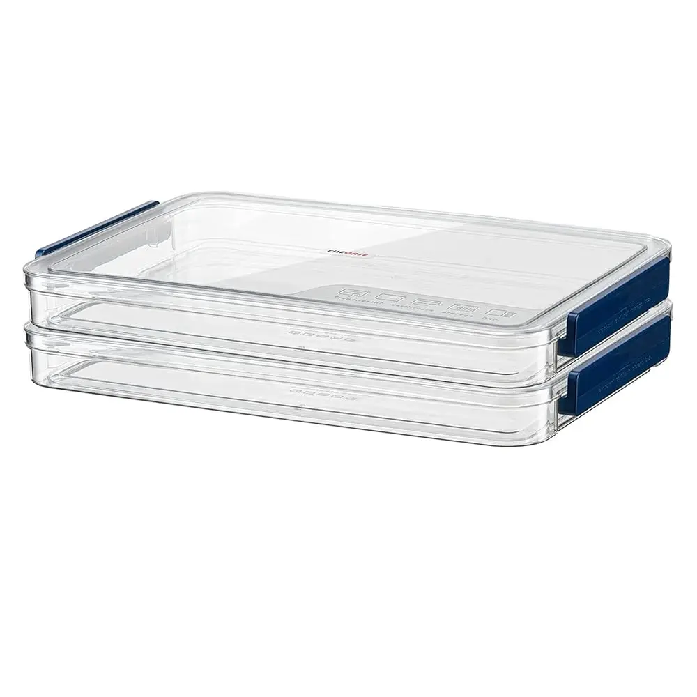 

Free Shipping-A4 Scrapbook Paper Storage, Photo Storage Box, Plastic File Box (2Pack, Blue)