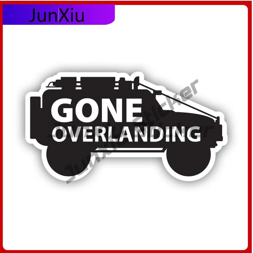 

Наклейка Gone Overlanding: креативные виниловые стикеры для внедорожников 4x4, для активного отдыха и автодекора