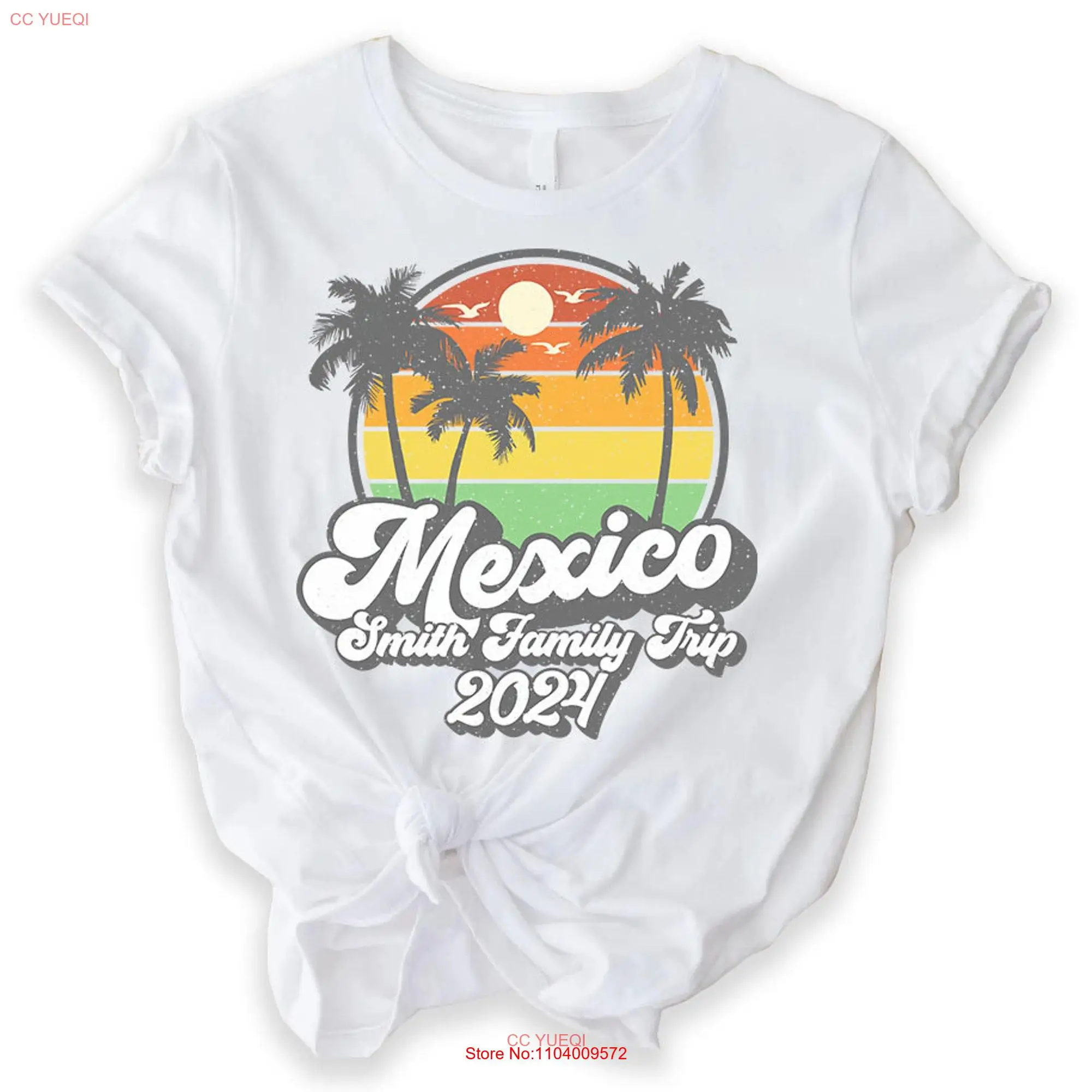 

Family Vacation T Shirt Customize matching shirts Summer tee Beach long or short sleeves