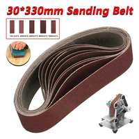 25PCS 330x30mm Sanding Belts 120/320/600/800/1000 Grits for Belt Sander Knife Sharpening Woodworking Metal Polishing Sander