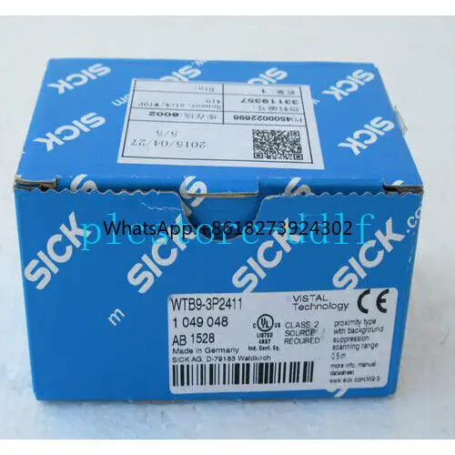 

SICK WTB9-3P2411 Photoelectric Sensor New One Free Shipping WTB93P2411