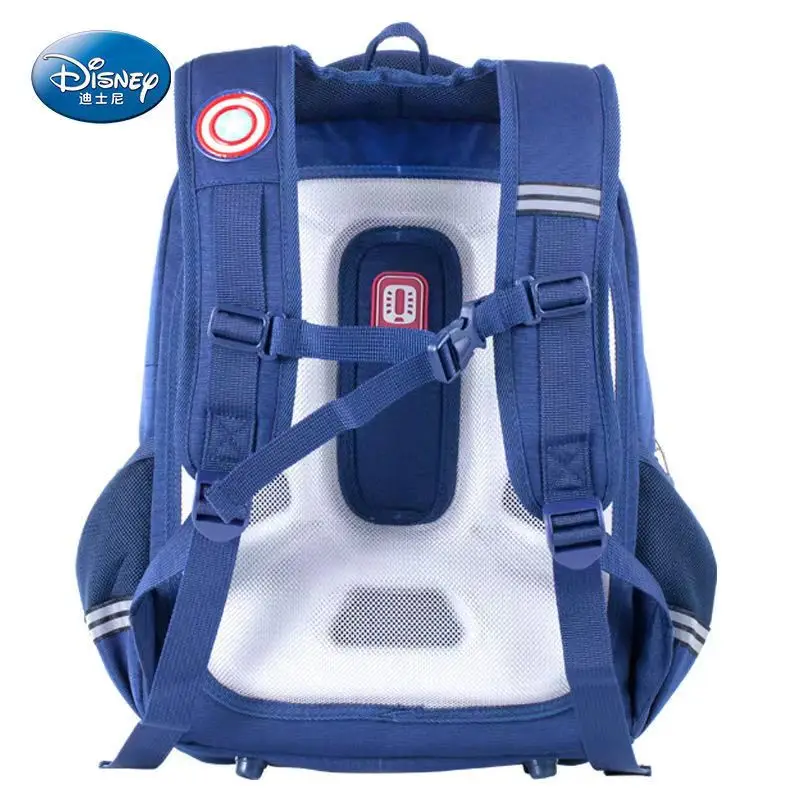 Imagem -04 - Disney Mochilas Escolares para Meninos Grau 12 Primary Student Ombro Mochila Ortopédica Spider Man Grande Capacidade Water Proof Mochila