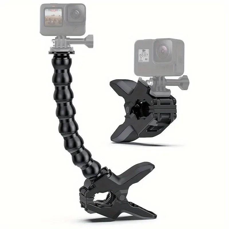 Регулируемый гибкий зажим для экшн-камеры GoPro Hero12 11 10 9 8 7 6 5 4 SJ4000 SJ5000